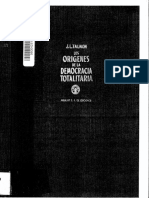 Los Orígenes de La Democracia Totalitaria - J. L. Talmon