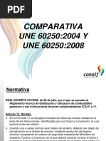 Comparativa Une 60250