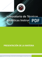 Laboratorio de Técnicas Analíticas Instrumentales