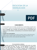 Metodologia de La Investigacion I