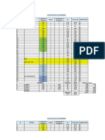 Planilla de Calculo de Calaminas