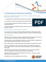 10 Conducting An Effective Meeting