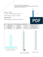 Problem No.:2 Cantilever T-Section Beam With Point Load at Free End