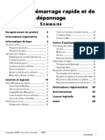 Guide de Démarrage Rapide Et de Dépannage