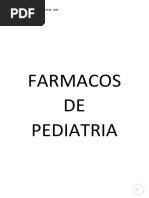 Farmacos de Pediatria