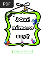 Juego de Números - Qué Número Soy