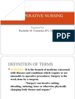 Perioperative Nursing: Rachelle M. Ganuelas RN, MAN