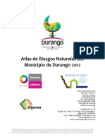 DURANGO - 2012 Atlas de Riesgos PDF