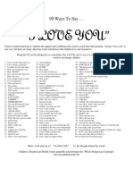 99 Ways To Say I Love You PDF