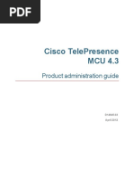 Cisco TelePresence MCU 4-3 Product Administration Guide PDF