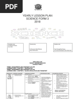 Science f3 Yearly Lesson Plan 2018