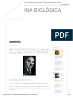 Medicina Biológica - Medicina Biológica Dr. Germán Duque Mejía - Bio-Electrónica