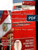 Habeas Corpus Preventivo y Traslativo