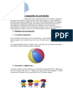 Compendio de Actividade Gestion de Aula