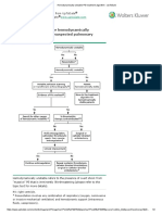 Hemodynamically Unstable PE Treatment Algorithm - UpToDate