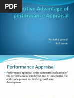 Competitive Advantage of Performance Appraisal