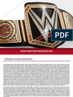 Wwe Investor Presentation