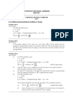 Ch8 Confidence Interval Estimation Part1 - Suggested Problems Solutions