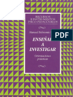 Enseñar A Investigar PDF