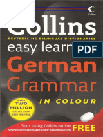 Collins Easy Learning German Grammar (Cut) 324 Pages