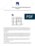 Kenali Ukuran Pintu Dan Jendela Pada Bangunan Rumah PDF