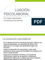 La Evaluacion Psicolaboral