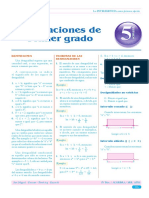 Semana 5 - Inecuaciones de 1er Grado