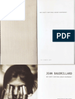 Baudrillard Jean Why Hasnt Everything Already Disappeared PDF