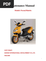 Keeway Focus /matrix Service Manual