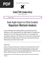 Bank Angle Impact On Climb Gradient