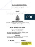 Partes de Informe de Practica 2014 PDF