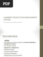 Garment Production Management System