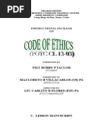 Afp Core Values & Code of Ethics