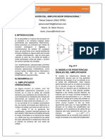 Investigacion Del Amplificador Operacional