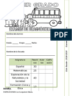 3er Grado - Examen de Diagnóstico (2017-2018)