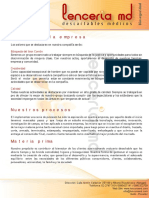 Catalogo Lenceria MD 2015 PDF