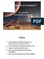 Vida en Universo para PDF