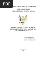 Tesis Implicancias Geopolíticas Tratado Perú-Chile