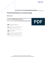 The Social Motivation of A Sound Change PDF