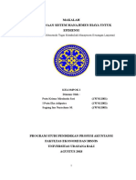 Makalah Penggunaan Sistem Manajemen Biaya Untuk Efisiensi