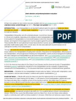 Liver Transplantation in Adults - Patient Selection and Pretransplantation Evaluation - UpToDate