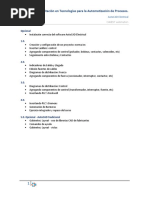 Temario AutoCAD Electrical v.1.1 PDF