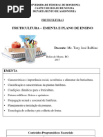 Aula I - Fruticultura I