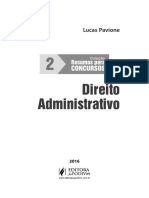 Lucas Pavione. Direito Administrativo