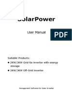 SolarPower User Manual For Hybrid 2KW 3KW Inverter