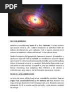 Que Es El Big Bang