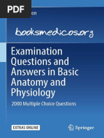 Examination Questions and Answers in Basic Anatomy and Physiology. 2000 Multiple Choice Questions - Martin Caon