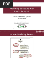 Modeling Structures With Sysml