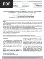 Association Between Metformin and Vitamin B12 Deficiency in Patients With Type 2 Diabetes