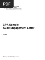 Sample Audit Engagement Letter June 2015 PDF